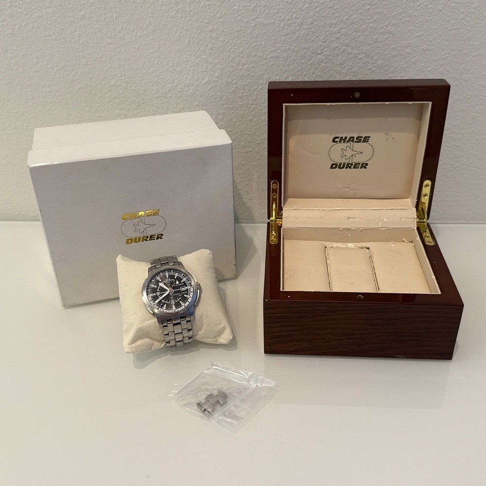 CHASE DURER SWISS MADE STRIKE FORCE GMT MB MICROTECH H3 ILLUMINATION SAPPHIRE!!!